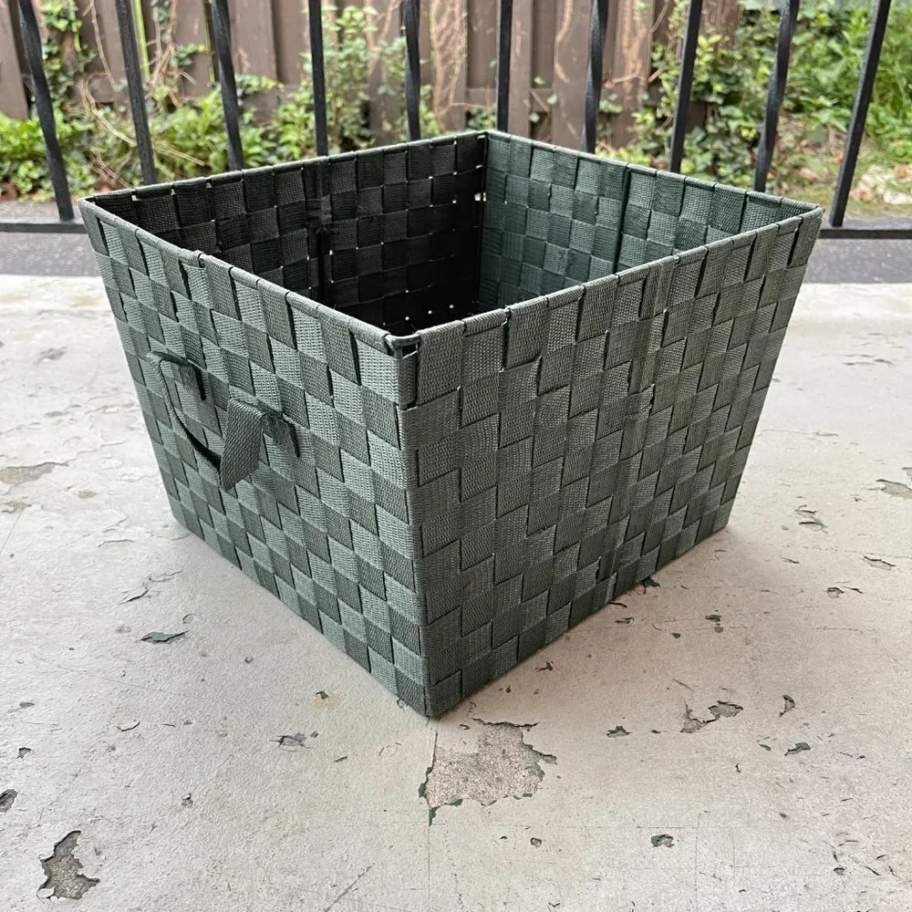 Large Woven Basket with Handles